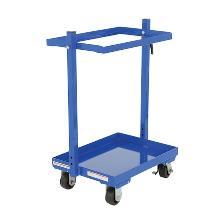 Vestil Multi-Tier Cart, 2 Shelf, 200 lb., Steel, 200 lb Load Capacity, 2 Shelves, 19.0625" W TSCT-2